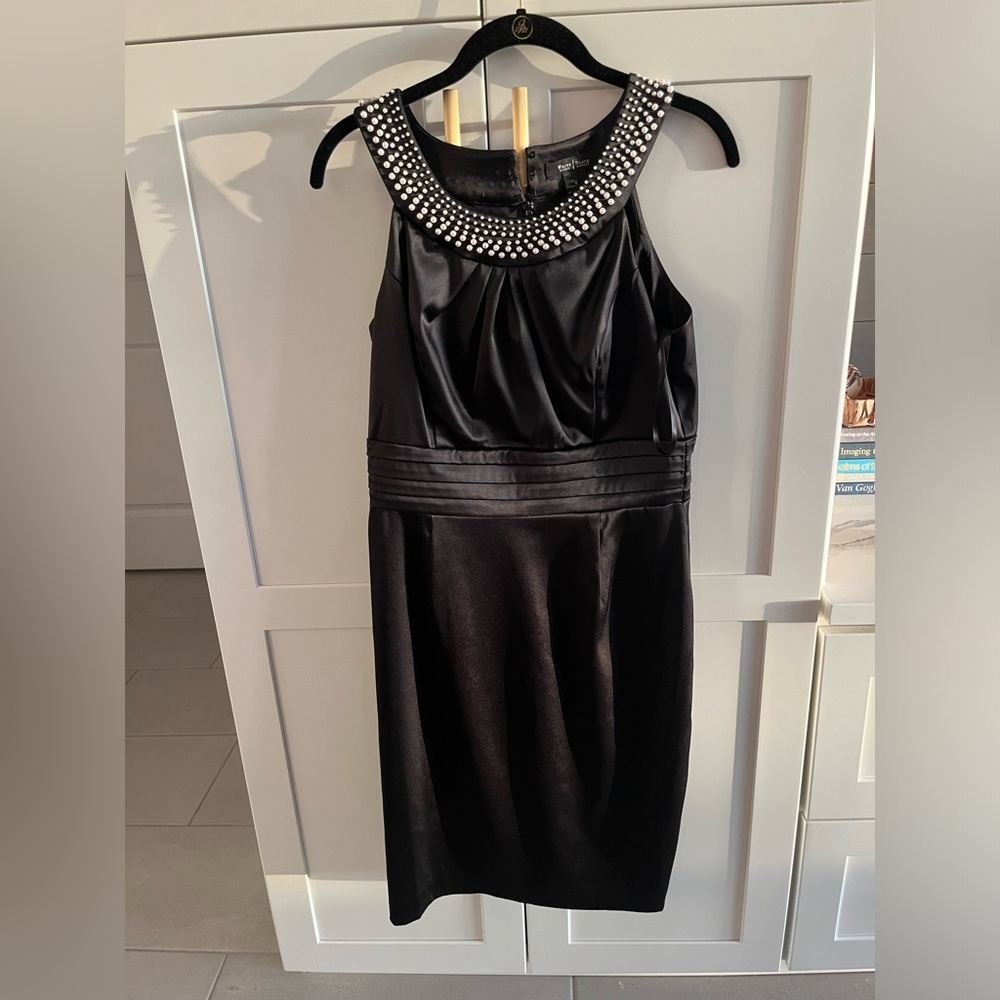 White House black market pearled dress